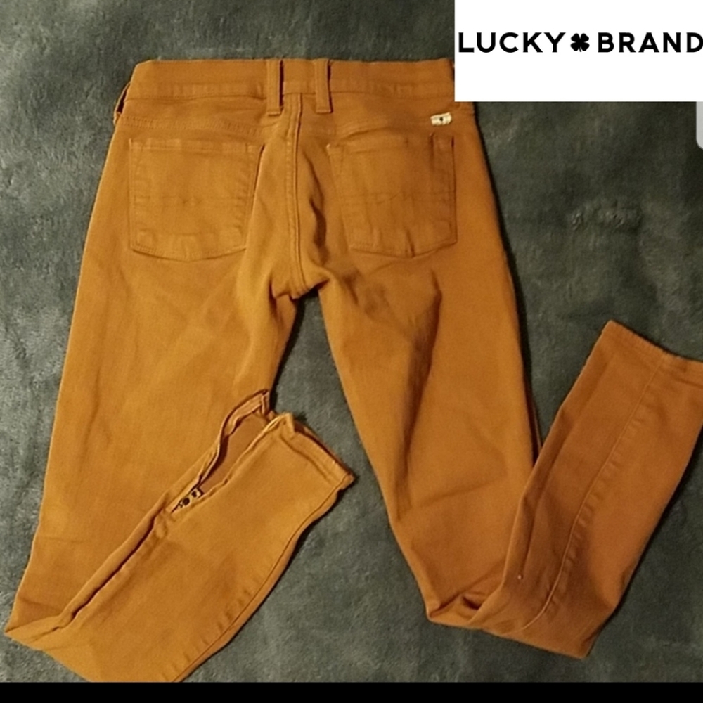 Lucky Brand "Charlie" Super Skinny 00 or 24 zipper